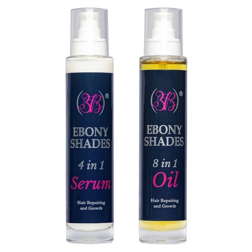 Ebony Shades Hair Restoring &amp; Growth Oil 100ml + Serum